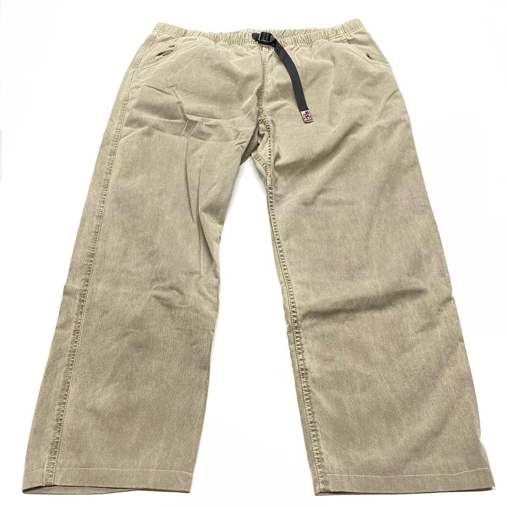 Vintage Gramicci Hiking Climbing Pants Size XL Inseam 31 Length Khaki Mens Great